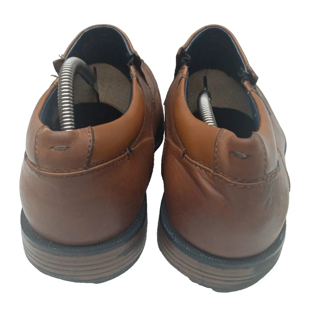 Dockers Men's Slip On Loafers Dress Shoes, Brown Leather, Size: 10.5‎
